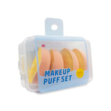 RS-467 YELLOW MAKE UP PUFF SET 4PCS