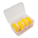 RS-467 YELLOW MAKE UP PUFF SET 4PCS