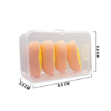 RS-467 YELLOW MAKE UP PUFF SET 4PCS