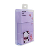 M-8008 3 PCS MAKE UP PUFF PURPLE