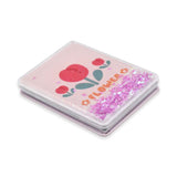 POCKET MIRROR GLITTERY SQUARE ASSRT DESIGN