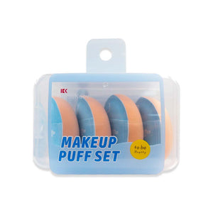 RS-467 BLUE MAKE UP PUFF SET 4PCS