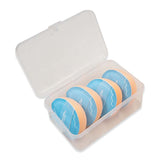 RS-467 BLUE MAKE UP PUFF SET 4PCS