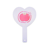 M1603 PAPER BOUND HEART HANDY MIRROR