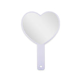 M1603 PAPER BOUND HEART HANDY MIRROR