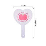 M1603 PAPER BOUND HEART HANDY MIRROR