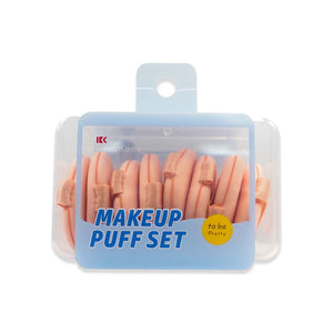 RS-466 NUDE MAKE UP PUFF SET 6PCS