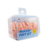 RS-466 NUDE MAKE UP PUFF SET 6PCS