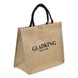 GLADKING ECO JUTE HANDY BAG BROWN