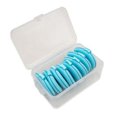 RS-466 BLUE MAKE UP PUFF SET 6PCS