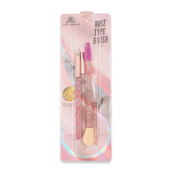 A265 4-1 MAKE UP BRUSH SET PINK