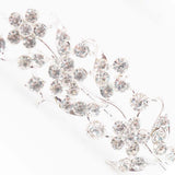 BRIDAL HAIRDRESSER SILVER CRYSTAL FLOWER