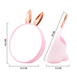 R-444A RABBIT DESKSTOP MIRROR W/STORAGE