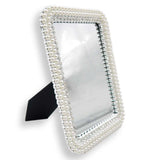 BLING2X GLASS BEADED VANITY MIRROR SQUARE