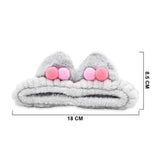 GK CAT EAR FLEECE MAKEUP SHOWER HEADBAN