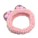 GK CAT EAR FLEECE MAKEUP SHOWER HEADBAN