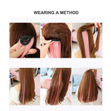 Curlable Hair Single Clip Hair Extension - Bleaching Color