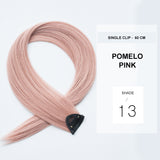 Curlable Hair Single Clip Hair Extension - Bleaching Color