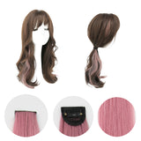 Curlable Hair Single Clip Hair Extension - Bleaching Color